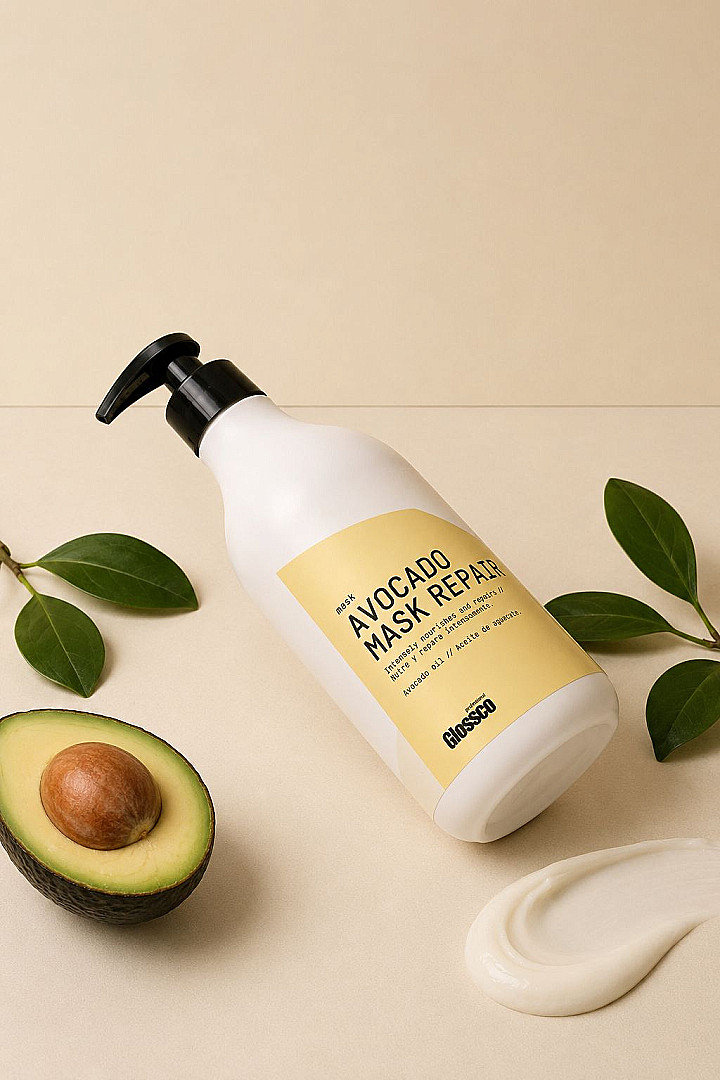 Glossco Avocado Mask repair Hiusnaamio – kuva 2