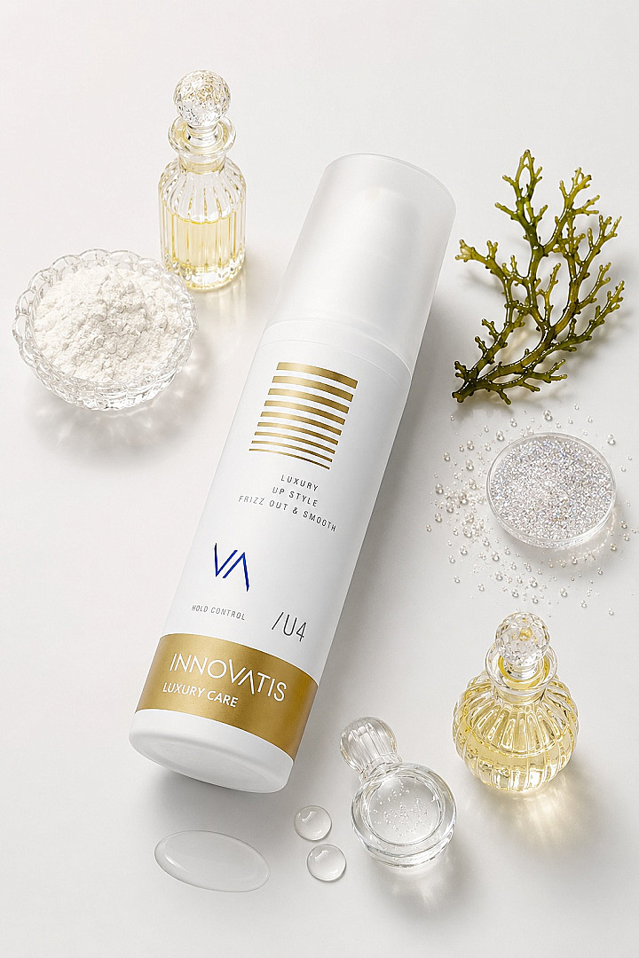 Innovatis Luxury Up Style Frizz Out & Smooth /U4 Hiuksiin jätettävät hoidot – kuva 2