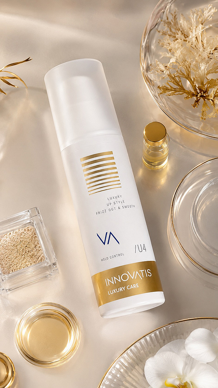 Innovatis Luxury Up Style Frizz Out & Smooth /U4 Hiuksiin jätettävät hoidot – kuva 3